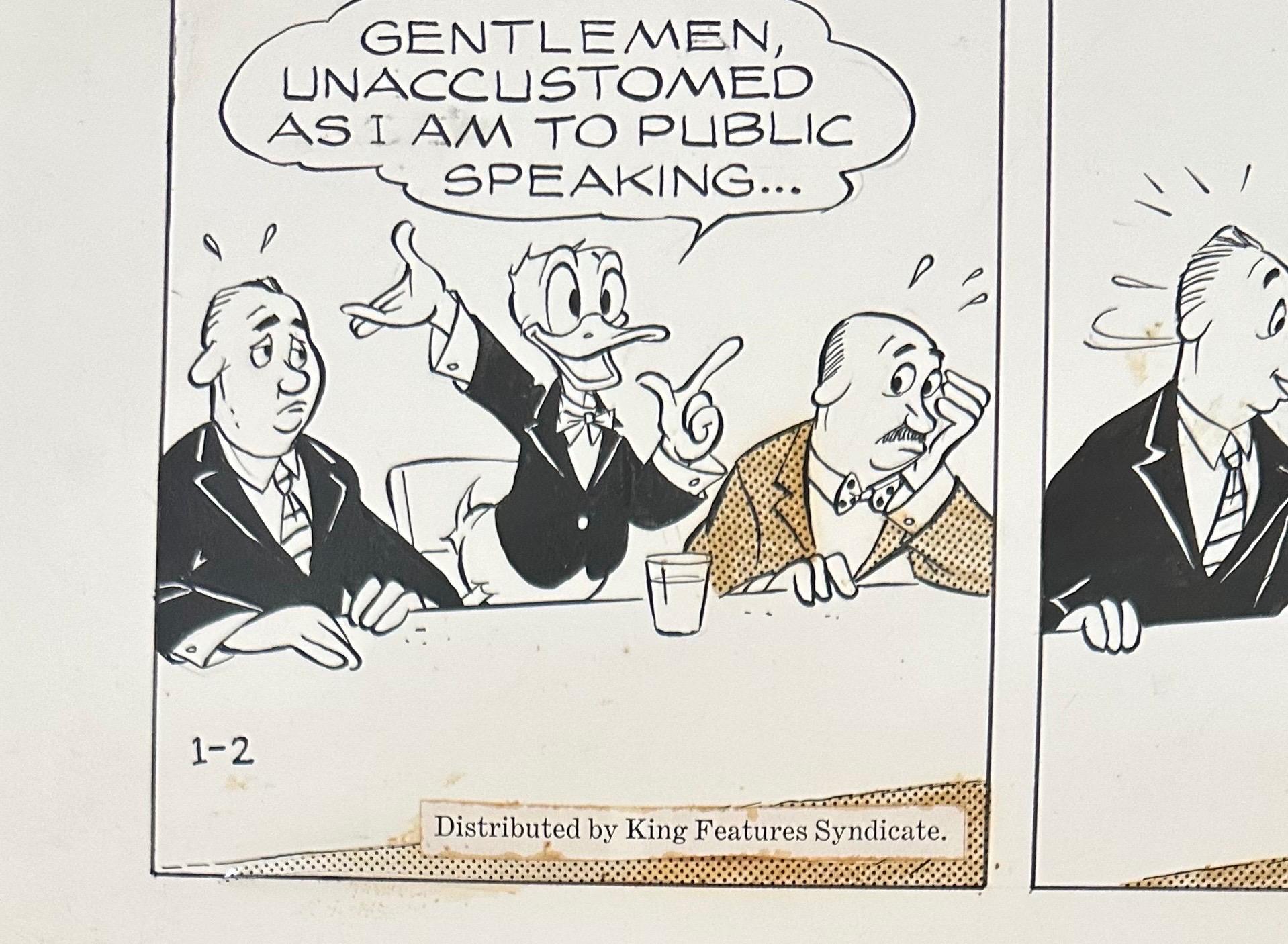 Original Walt Disney „Donald Duck“ Comic Strip-Kunst 1967 im Angebot 2
