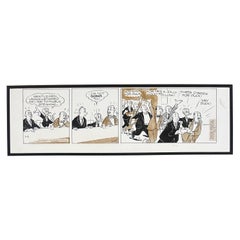 Original Walt Disney "Donald Duck" Comic Strip Art 1967