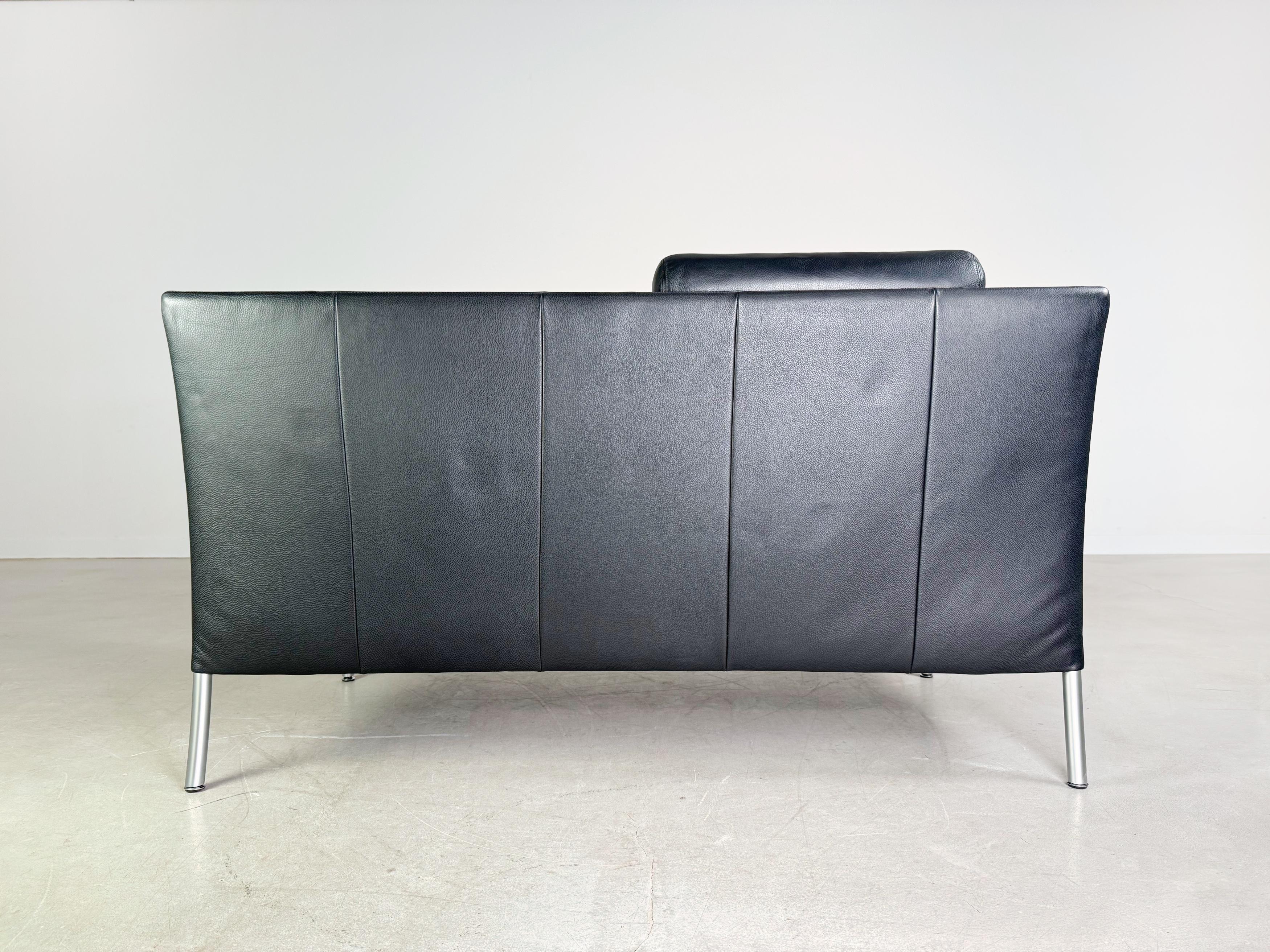 Original Walter Knoll Design Sofa-Kommode Jason 390 Leder schwarz 3