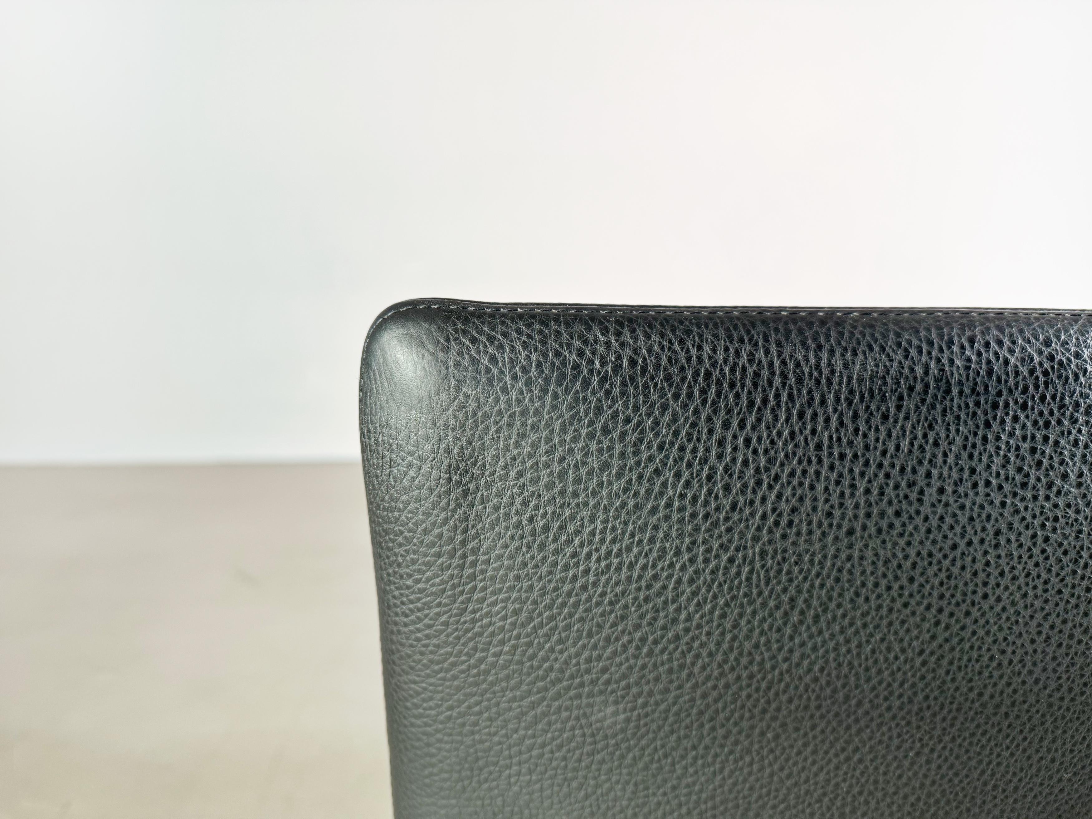 Original Walter Knoll Design Sofa-Kommode Jason 390 Leder schwarz 5