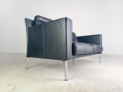 Original Walter Knoll Design Sofa-Kommode Jason 390 Leder schwarz