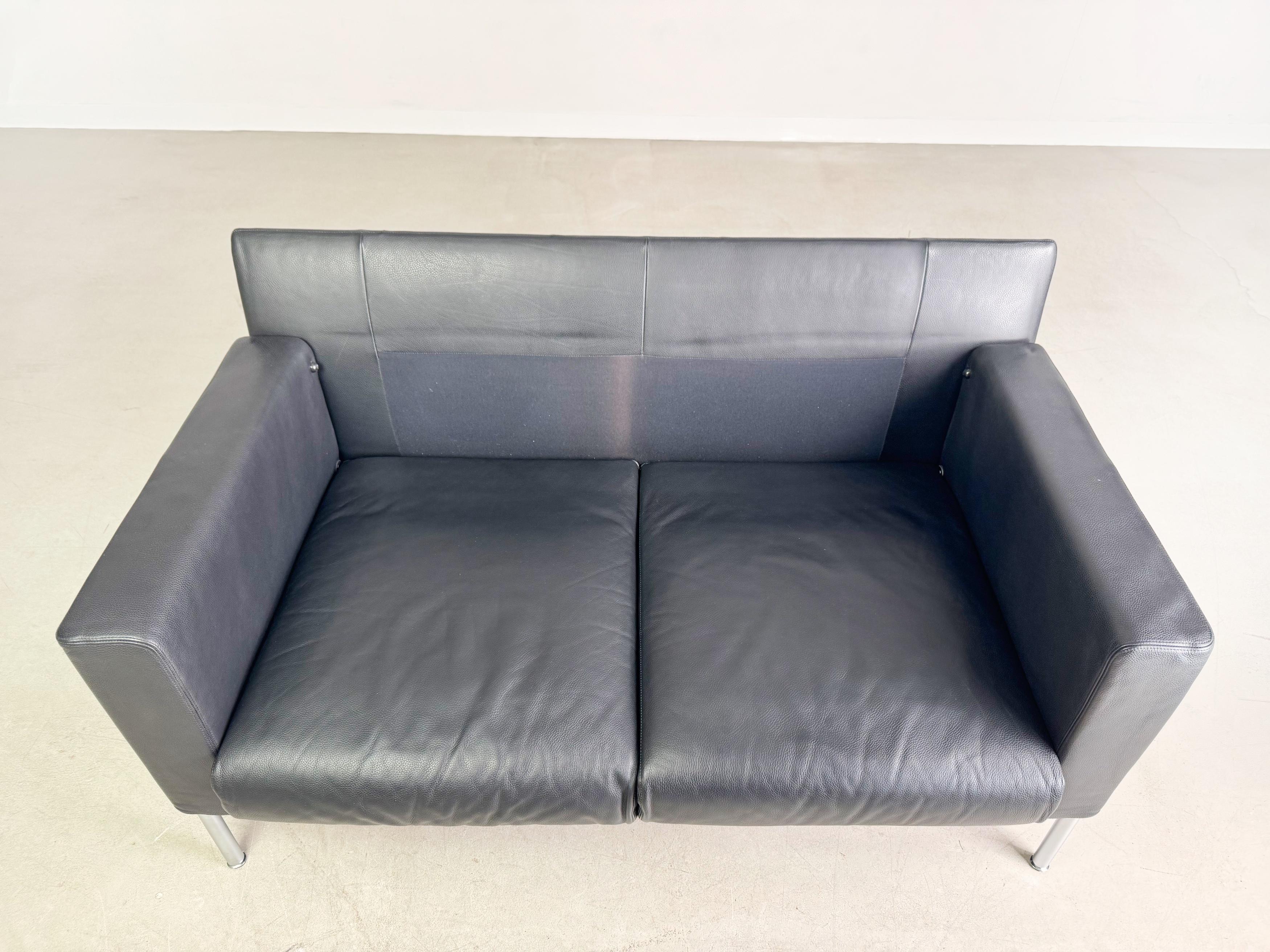Original Walter Knoll Design Sofa-Kommode Jason 390 Leder schwarz im Zustand „Gut“ in Berlin, DE