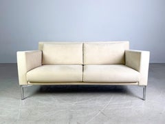 Original Walter Knoll Sofa Jason 391 Wildleder beige Design