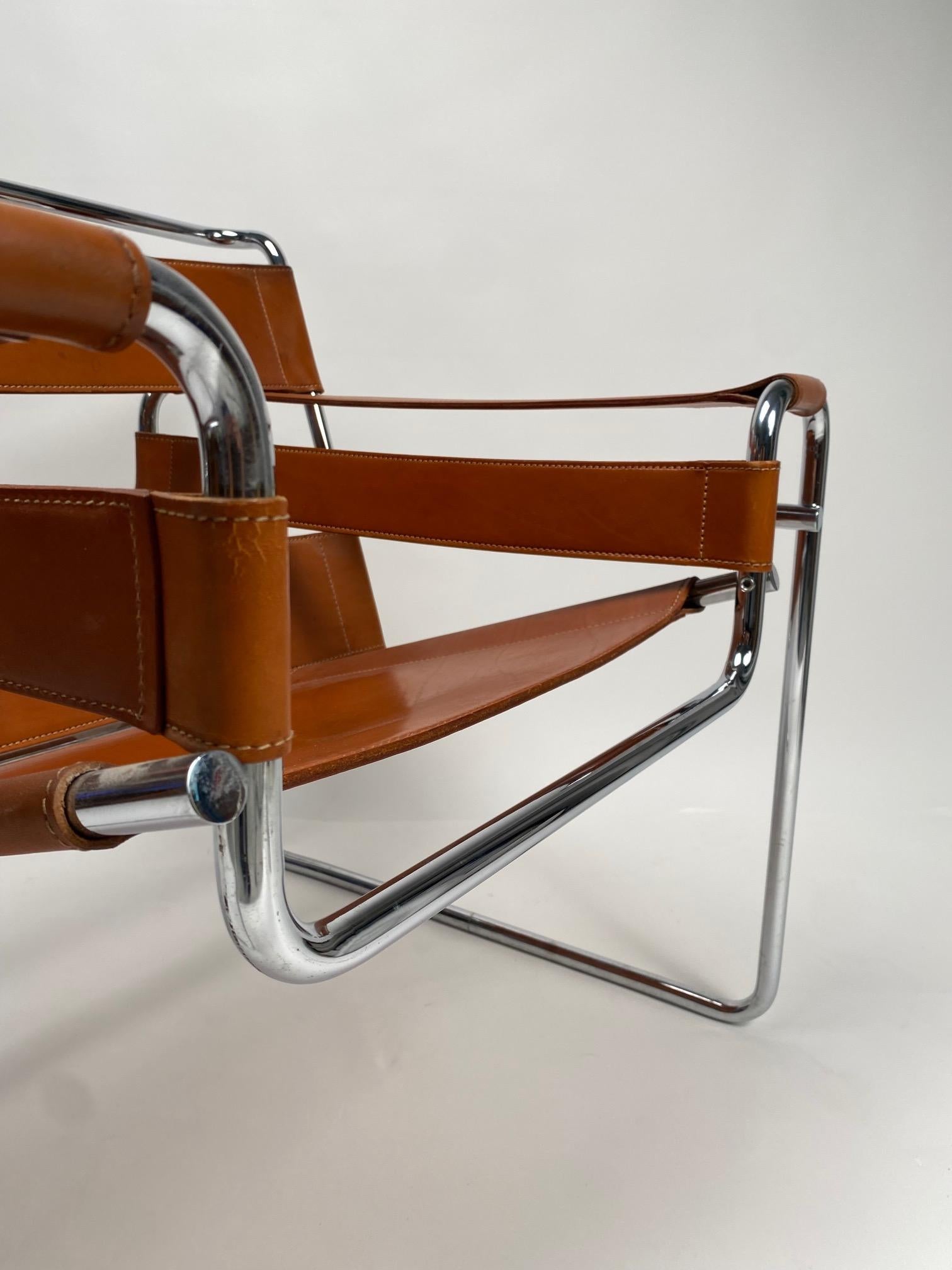 Bauhaus Original Wassilly Armchair by Marcel Breuer for Gavina, 1970s For Sale