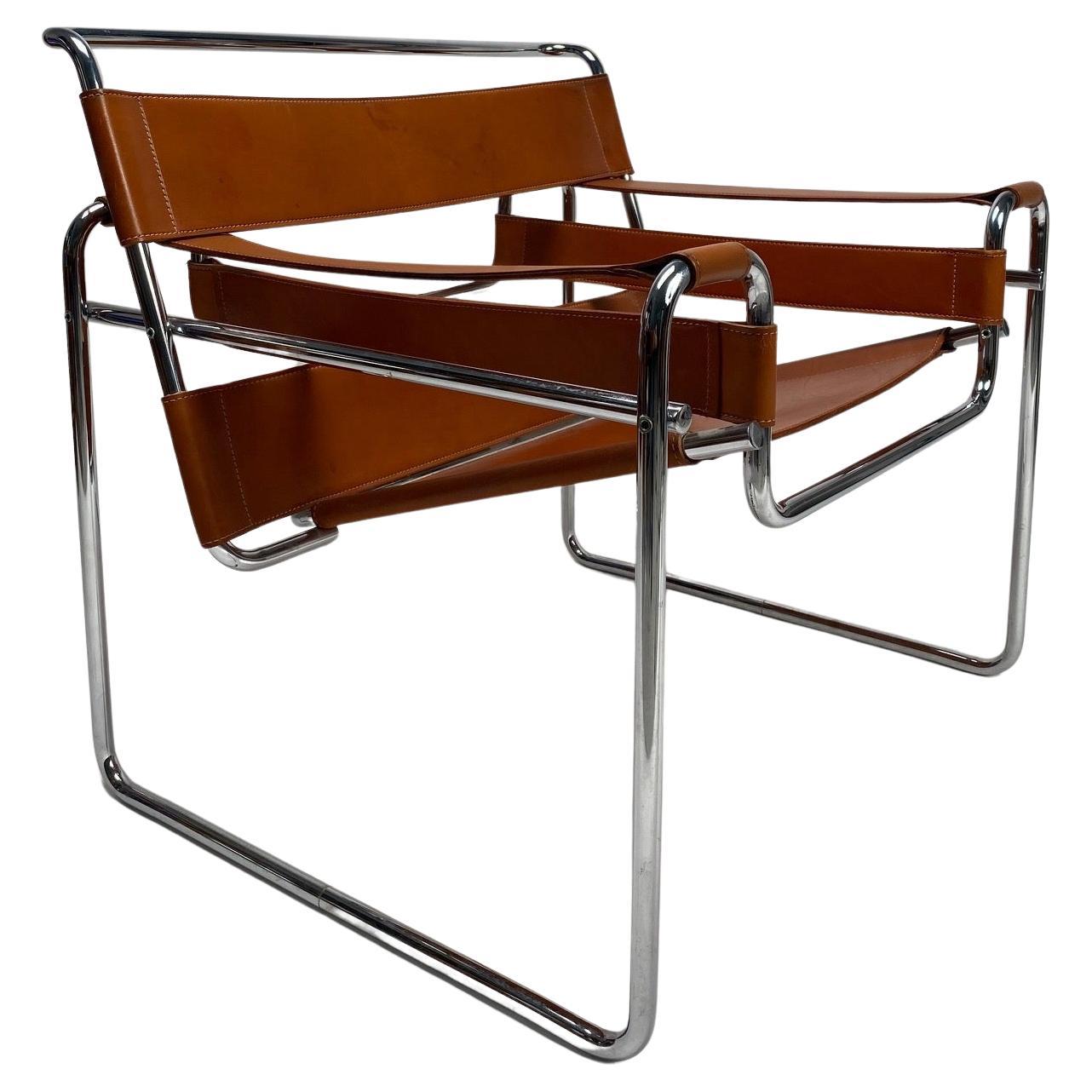 Original Wassilly Armchair by Marcel Breuer for Gavina, 1970s For Sale