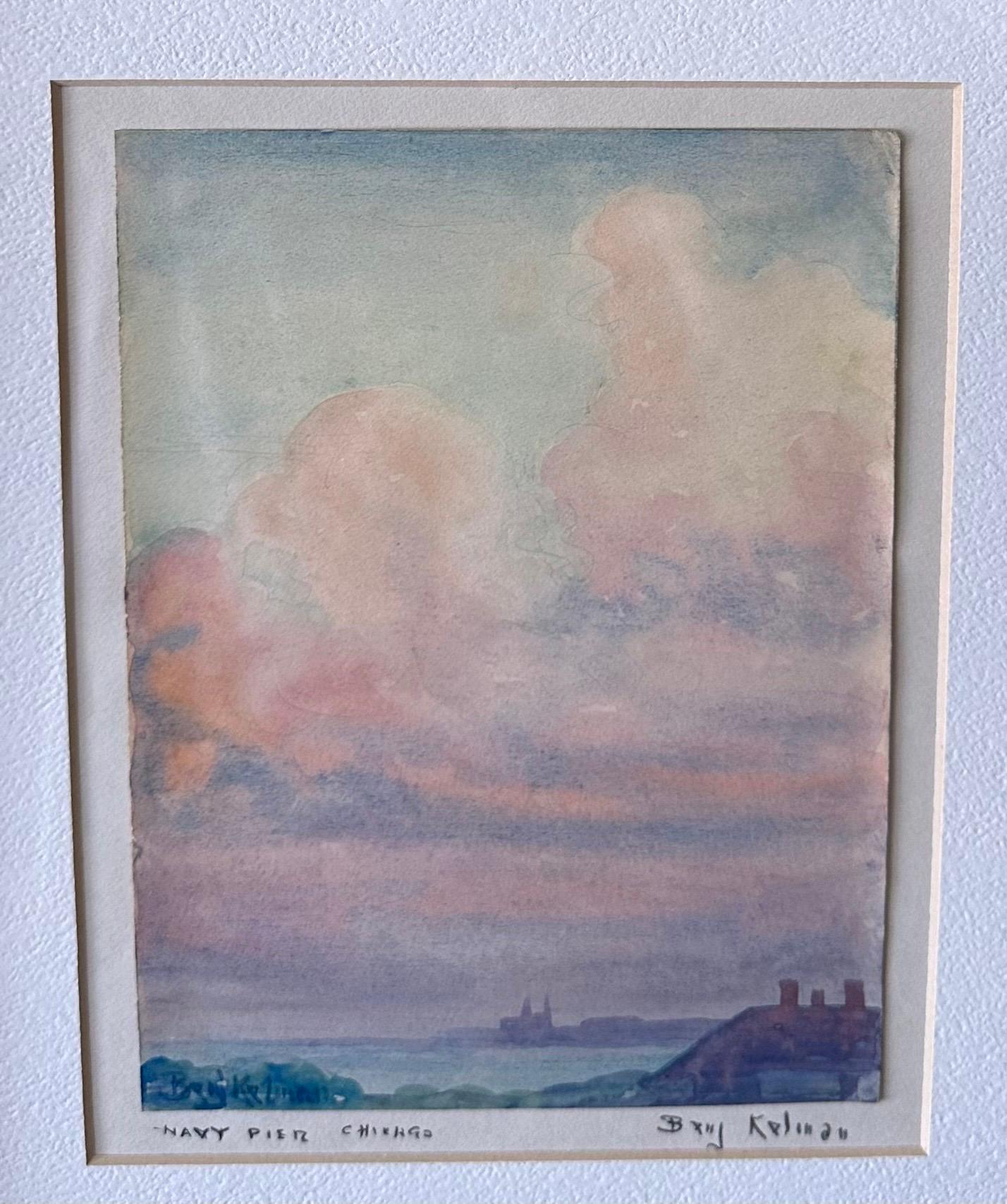 Alluminio Acquerello originale 