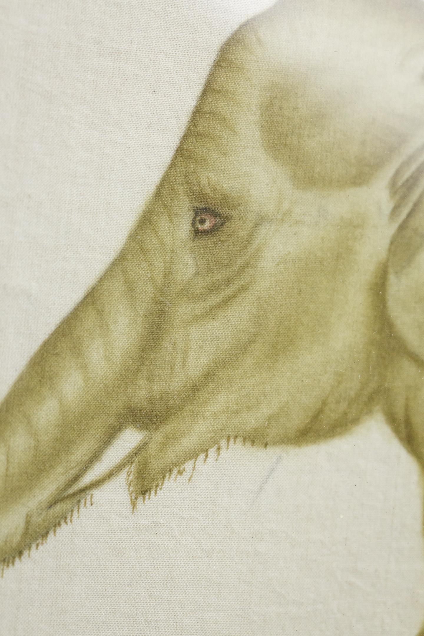 Original Watercolour of an Elephant by La Roche Laffitte For Sale 6