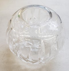 Original Waterford Cut Crystal Ball Candle Holder
