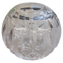 Original Waterford Cut Crystal Ball Candle Holder