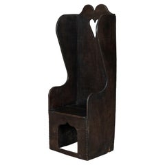 Antique Original Welsh Lambing Chair, Wales circa 1870