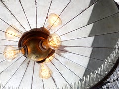 Original Wheeler Mirrored Reflector Chandeliers