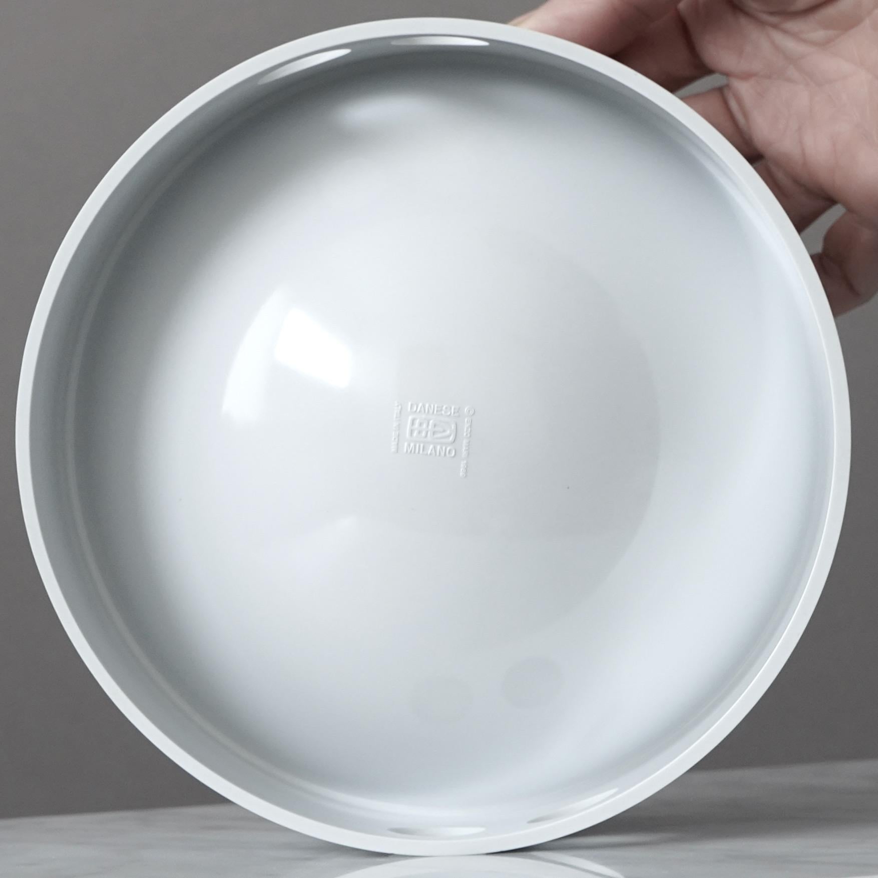 Bol blanc original Tongareva d'Enzo Mari pour Danese Milano. Italie, 1970 en vente 2