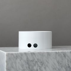 Original White 'Tongareva' Bowl by Enzo Mari for Danese Milano. Italy, 1970s