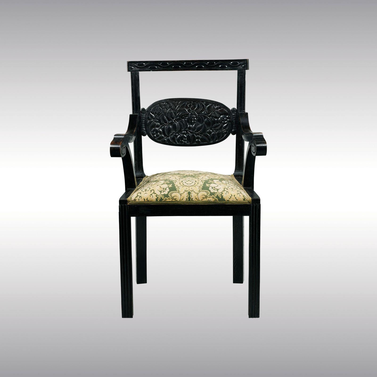 Jugendstil Sedia originale Wiener Werkstätte, Josef Hoffmann, 1912 in vendita