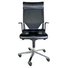 Original Wikhahn Modus Bürostuhl Leder Design Chefsessel Stuhl