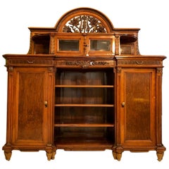 Original Wilhelminian / Historism Sideboard Bookcase