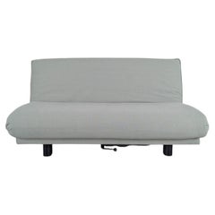 Sofá Wittmann Colli original de dos plazas, plegable, con tapizado nuevo