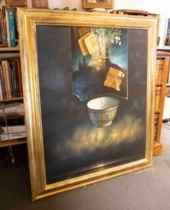 Original Work by J. Marchá, Oil on Canvas with Dreamlike Composition and Realism