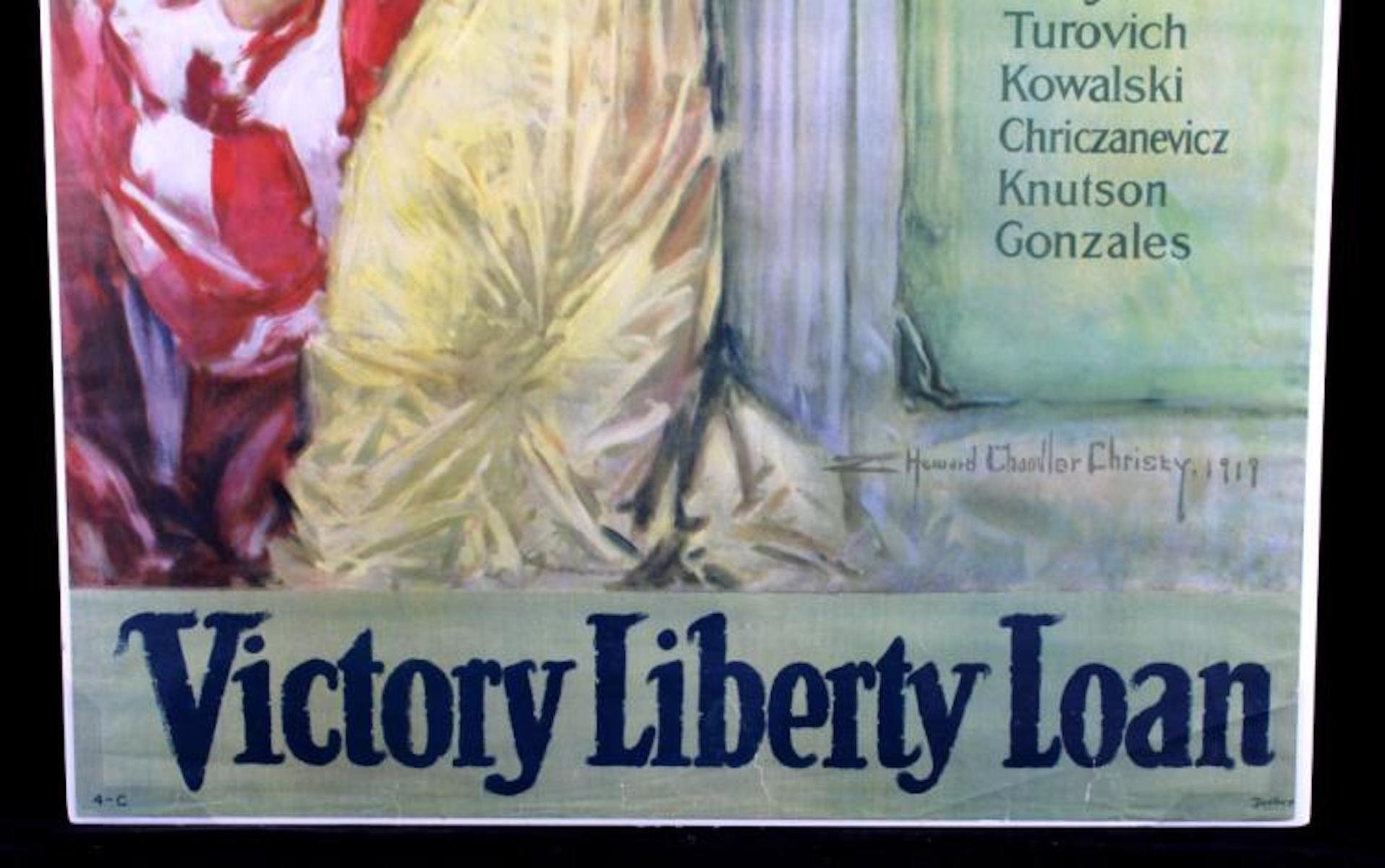 American Original WWI Victory Liberty Loan War Bond Poster
