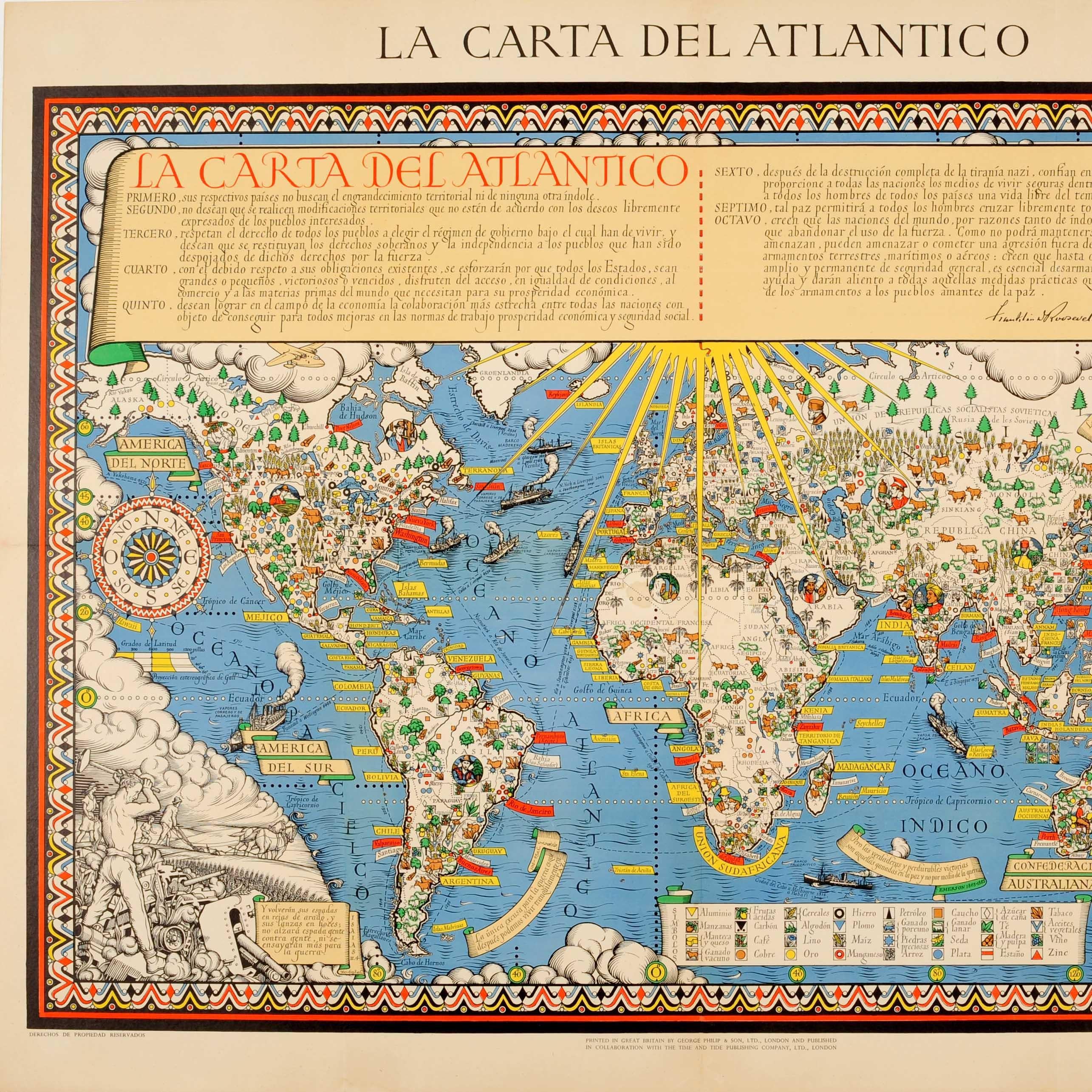 atlantic charter map