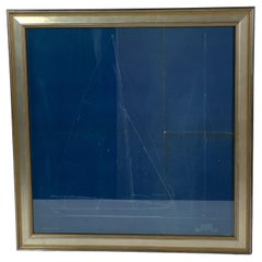 Used Original Yacht Blueprint by Famed William Gardner