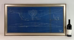 Original Yacht Blueprint for the Q Class Sloop "Tartar"
