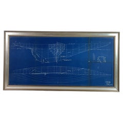 Original Yacht Blueprint for the Q Class Sloop "Tartar"