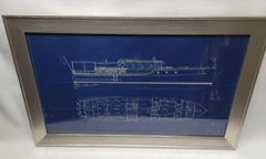 Original Yacht Blueprint of an Eldredge-McInnis 55-Foot Express Cruiser Yacht