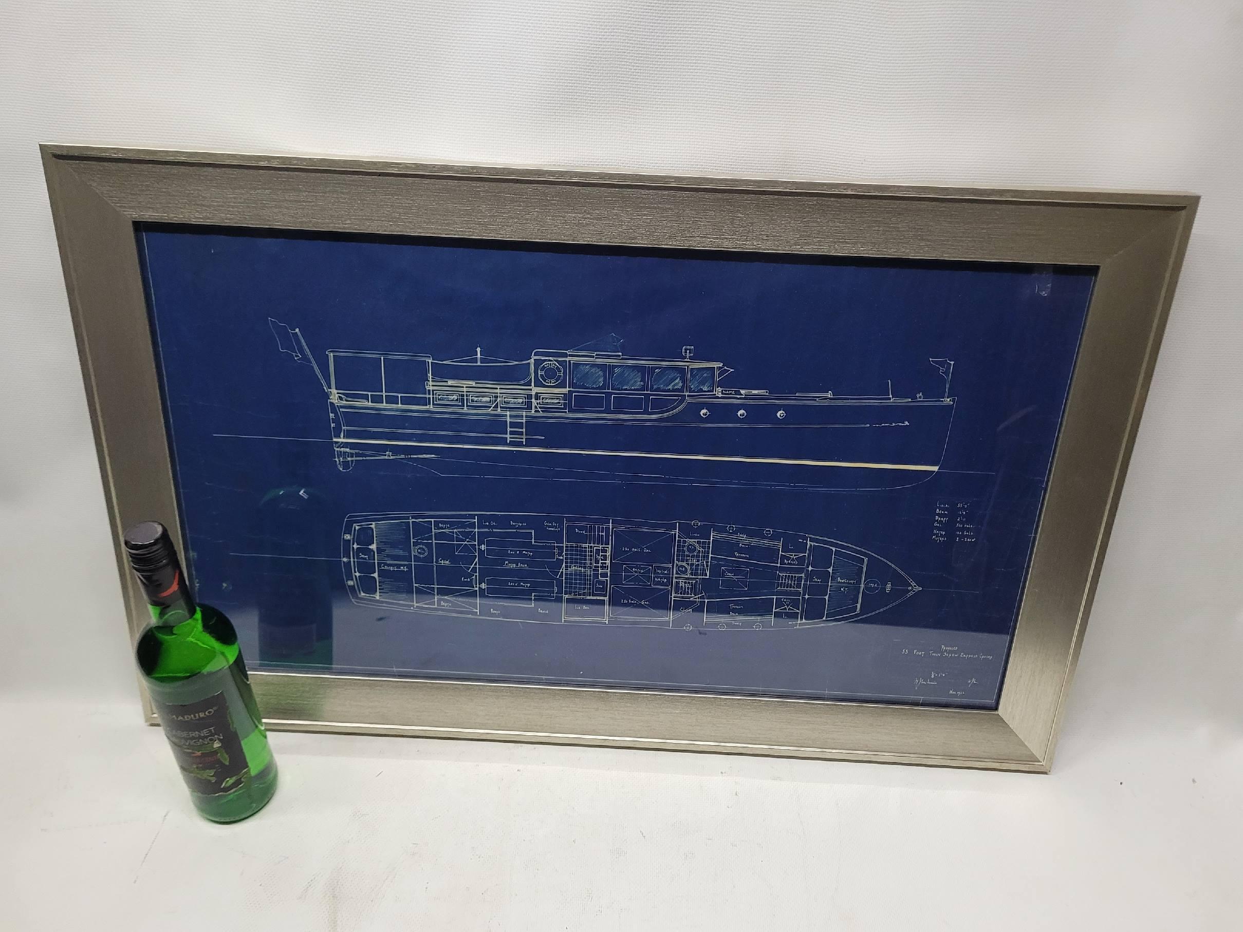 Nordamericano Progetto originale di uno yacht da crociera espresso di 55 piedi Eldredge-McInnis in vendita