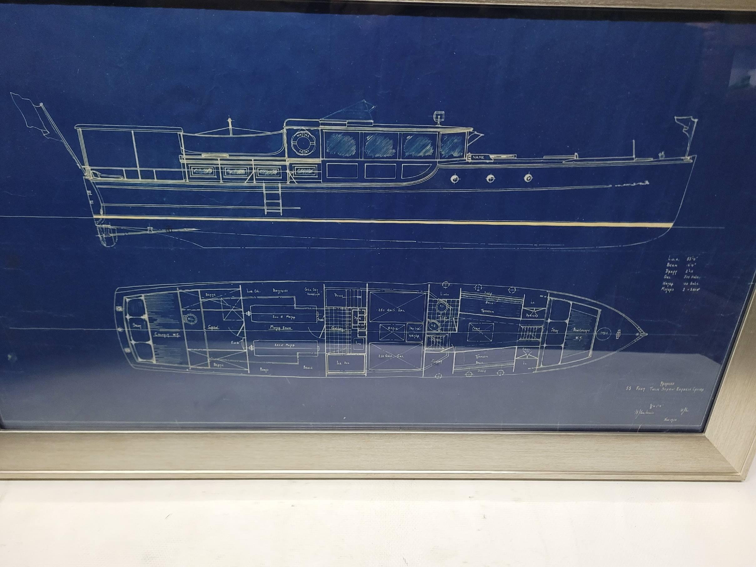 Progetto originale di uno yacht da crociera espresso di 55 piedi Eldredge-McInnis In condizioni buone in vendita a Norwell, MA