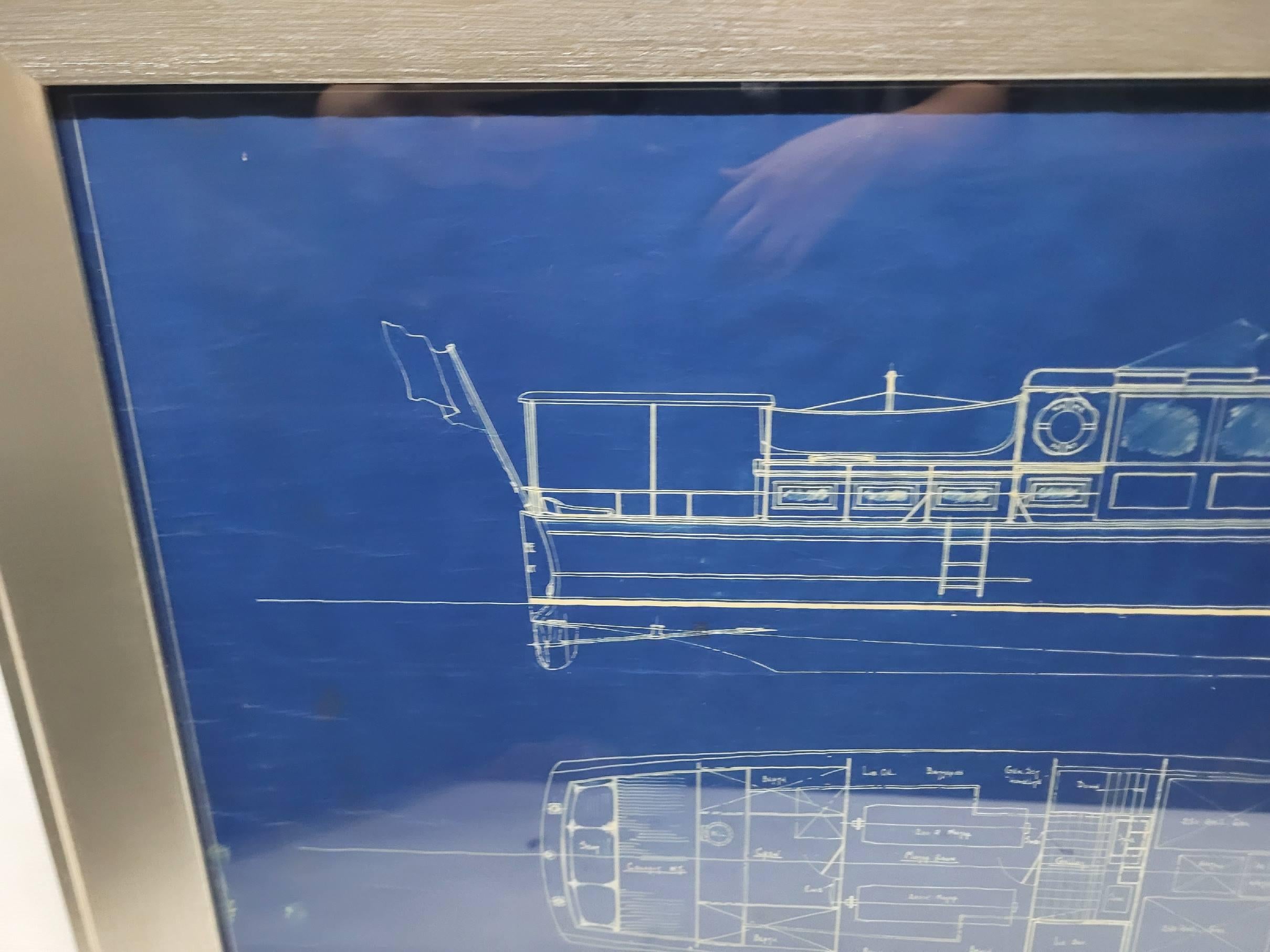 Inizio XX secolo Progetto originale di uno yacht da crociera espresso di 55 piedi Eldredge-McInnis in vendita