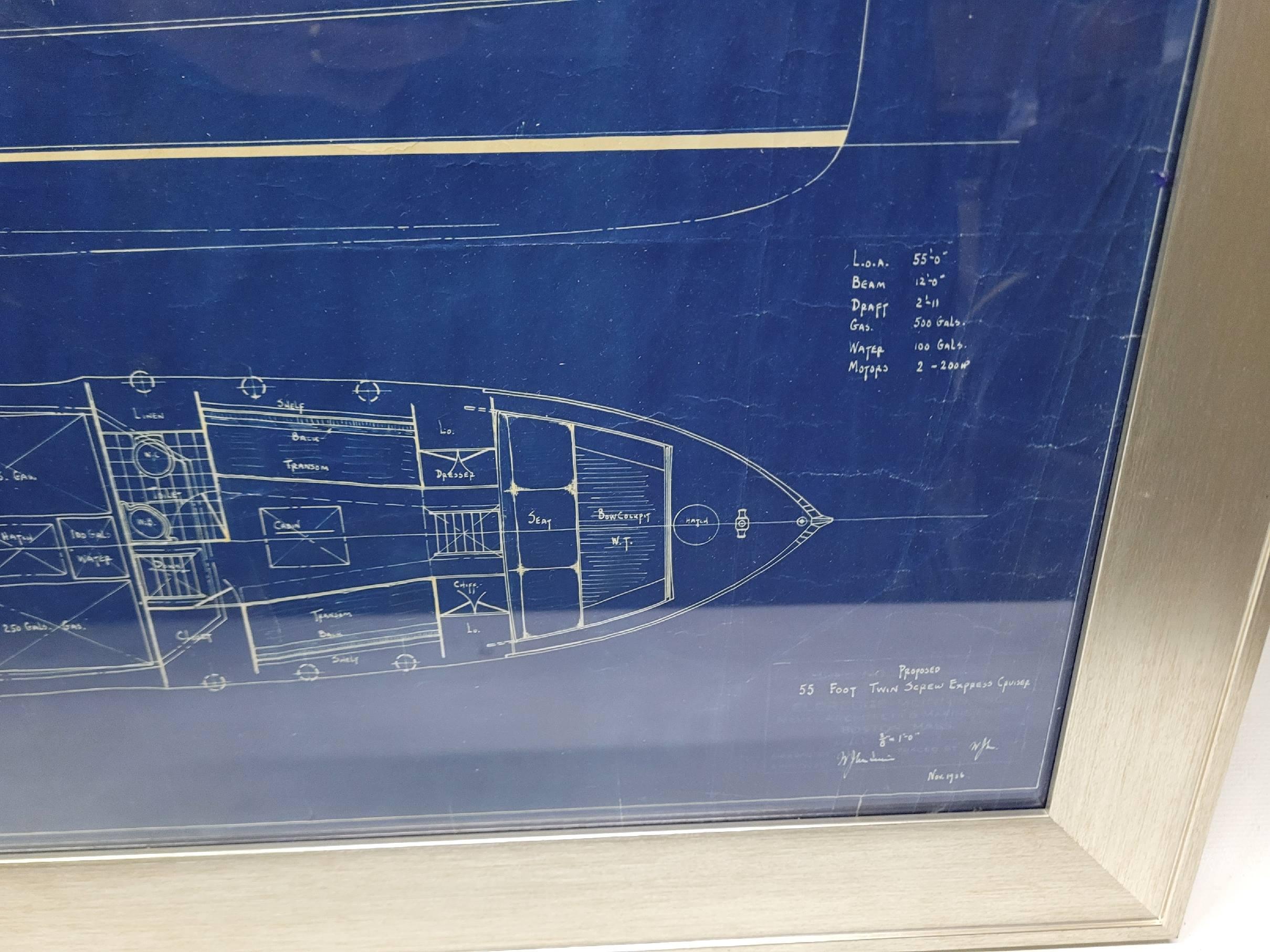 Progetto originale di uno yacht da crociera espresso di 55 piedi Eldredge-McInnis in vendita 1