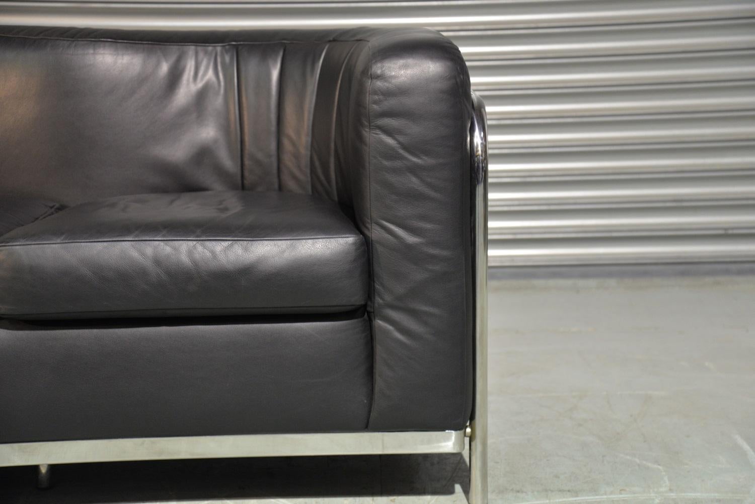 Original Zanotta Onda Leather Sofa Designed by Paolo Lomazzi, 1985 For Sale 7
