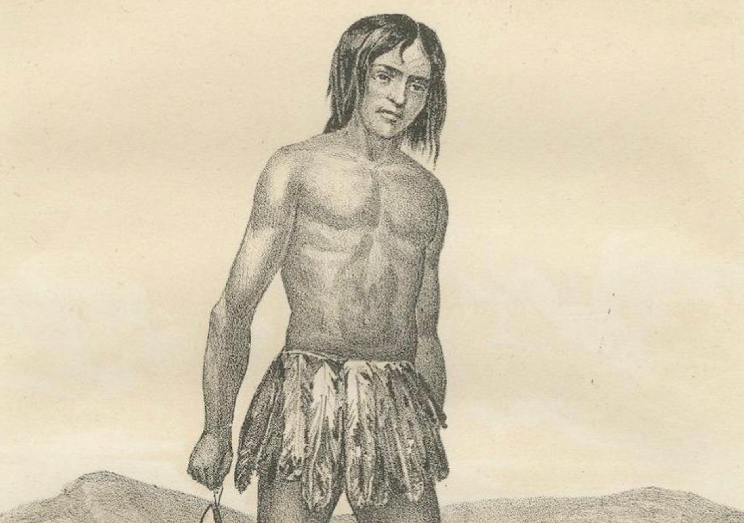 Original-Illustrationen des Zaparo-Stammes: Amazone-Exkursion, 1854 (Papier) im Angebot