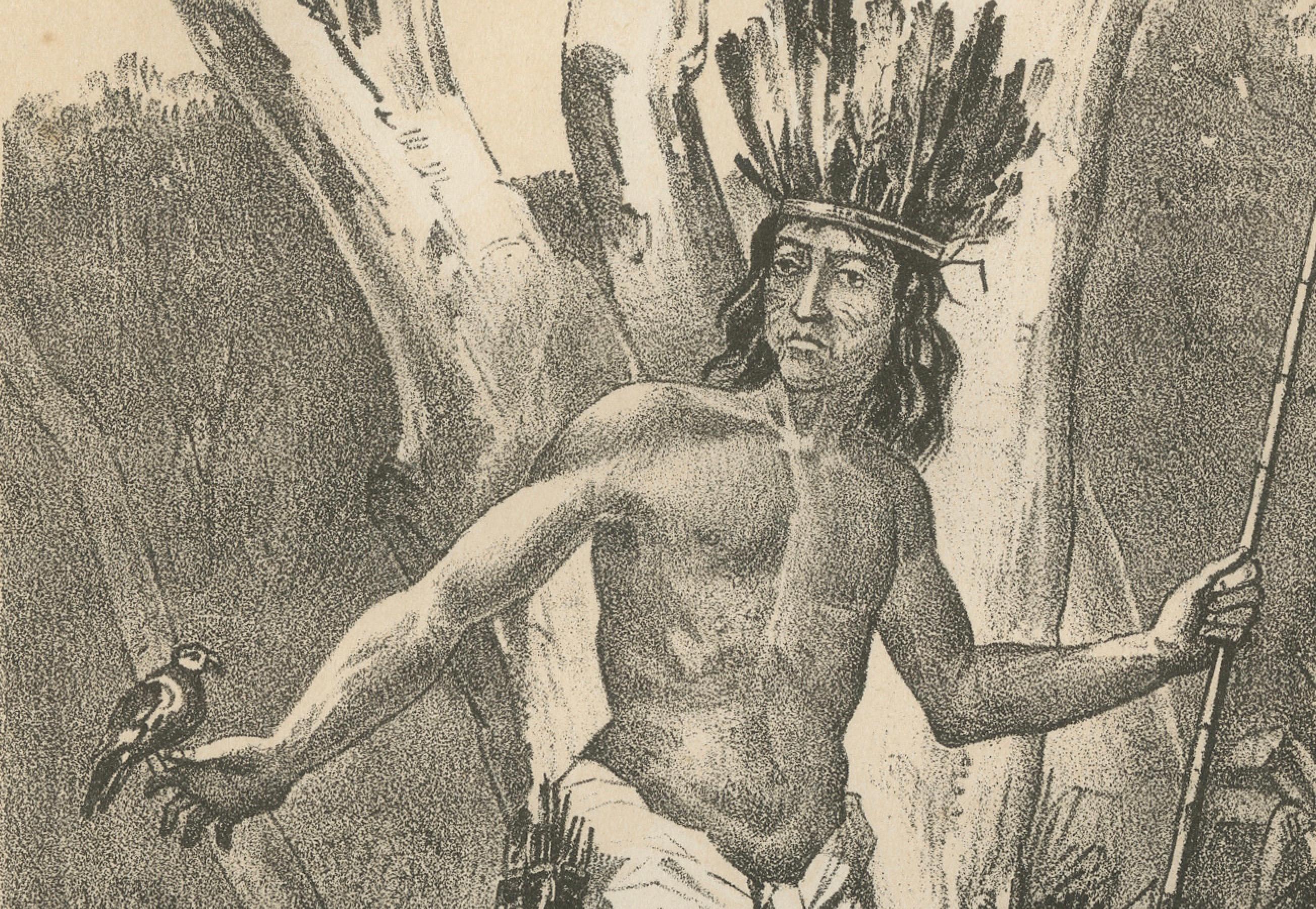 Original-Illustrationen des Zaparo-Stammes: Amazone-Exkursion, 1854 im Angebot 1