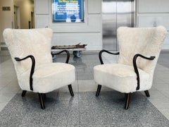 Originally crafted in the 1940s by Slagelse Møbelværk, these Alfred Christensen