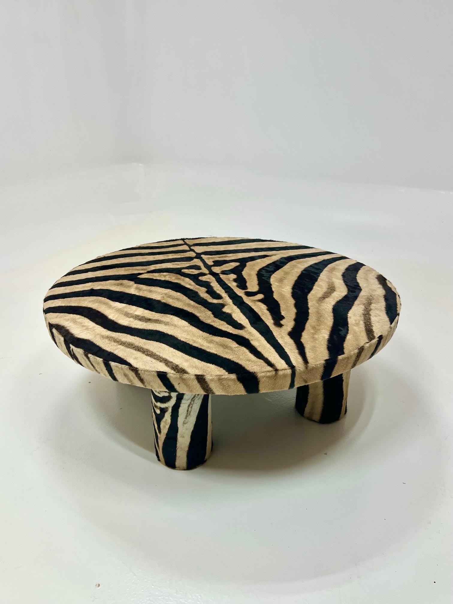 zebra coffee table