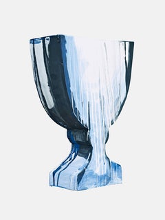 Céramique bleue d'origine VII de Benjamin Poulanges