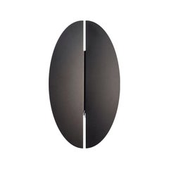 "Origine" centrotavola in marmo grigio ispirato al quadro di Gustave Courbet