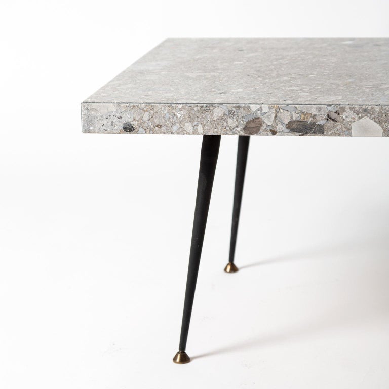 Contemporary italian neo vintage Ceppo stone Origini coffee table by Spinzi  2