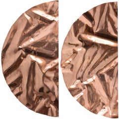 Díptico Escultura Mural Orígenes Mar de Cobre by Aura Carpio