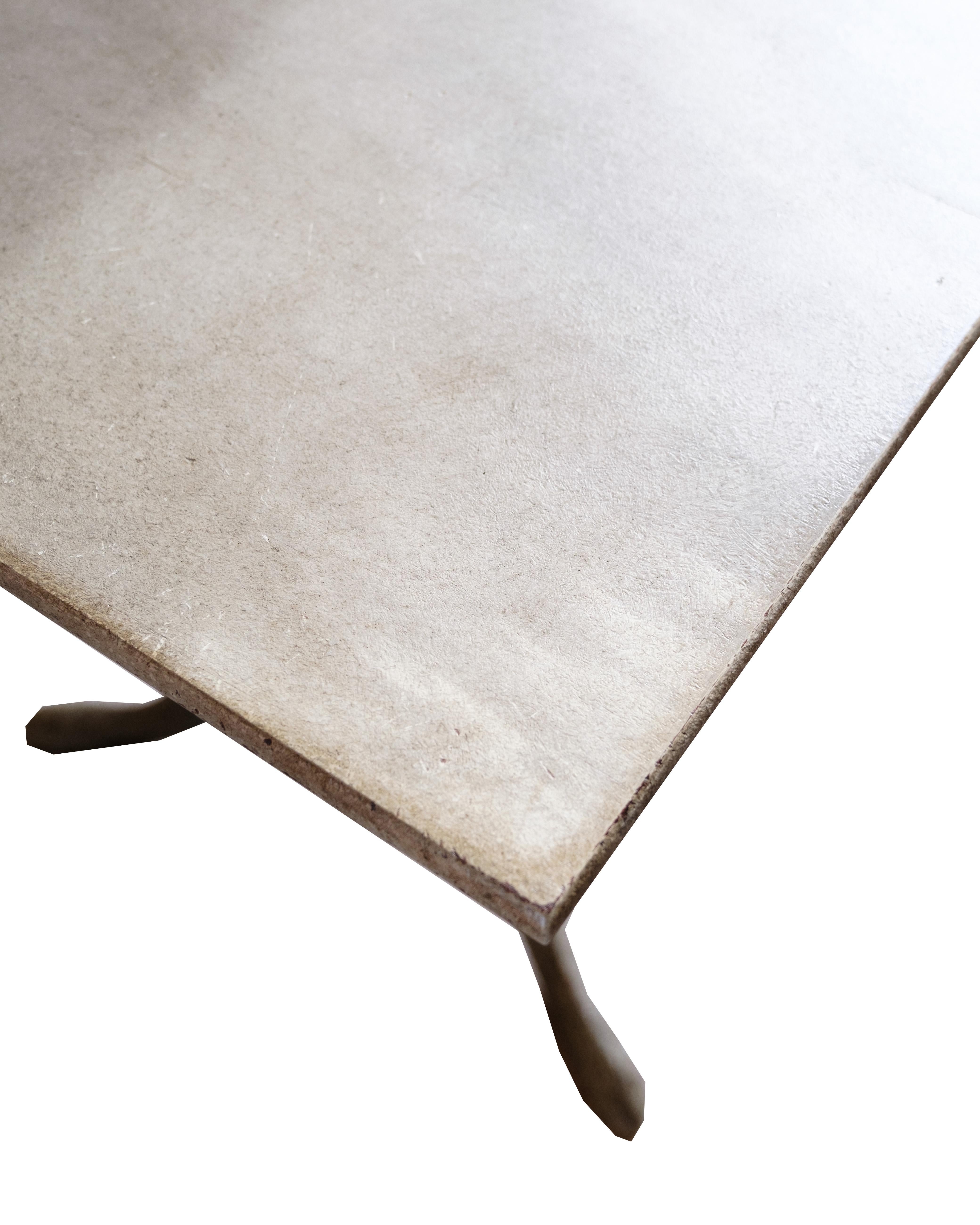 Other Orignal Painted Column/Side Table With Tilt Function In Greyish Colors From 1840 For Sale