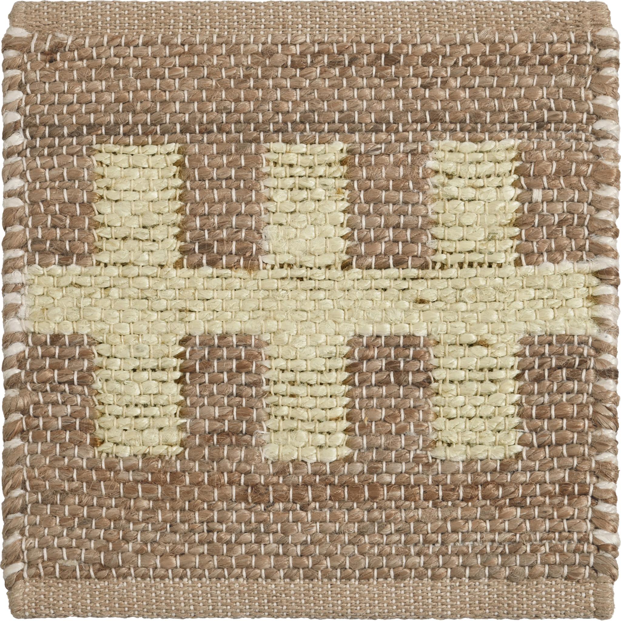 Origo 6x9ft natürliche 100% handgesponnene Jute natral Zaun Design Luxus handgewebten Teppich (Handgewebt) im Angebot