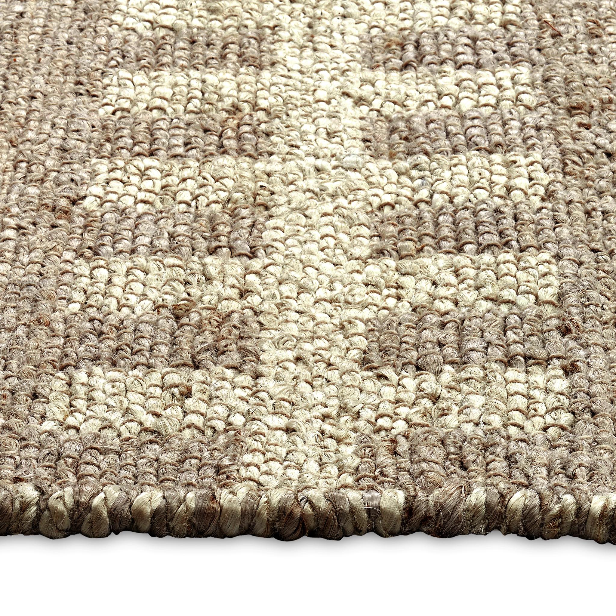 Origo 6x9ft natürliche 100% handgesponnene Jute natral Zaun Design Luxus handgewebten Teppich (21. Jahrhundert und zeitgenössisch) im Angebot