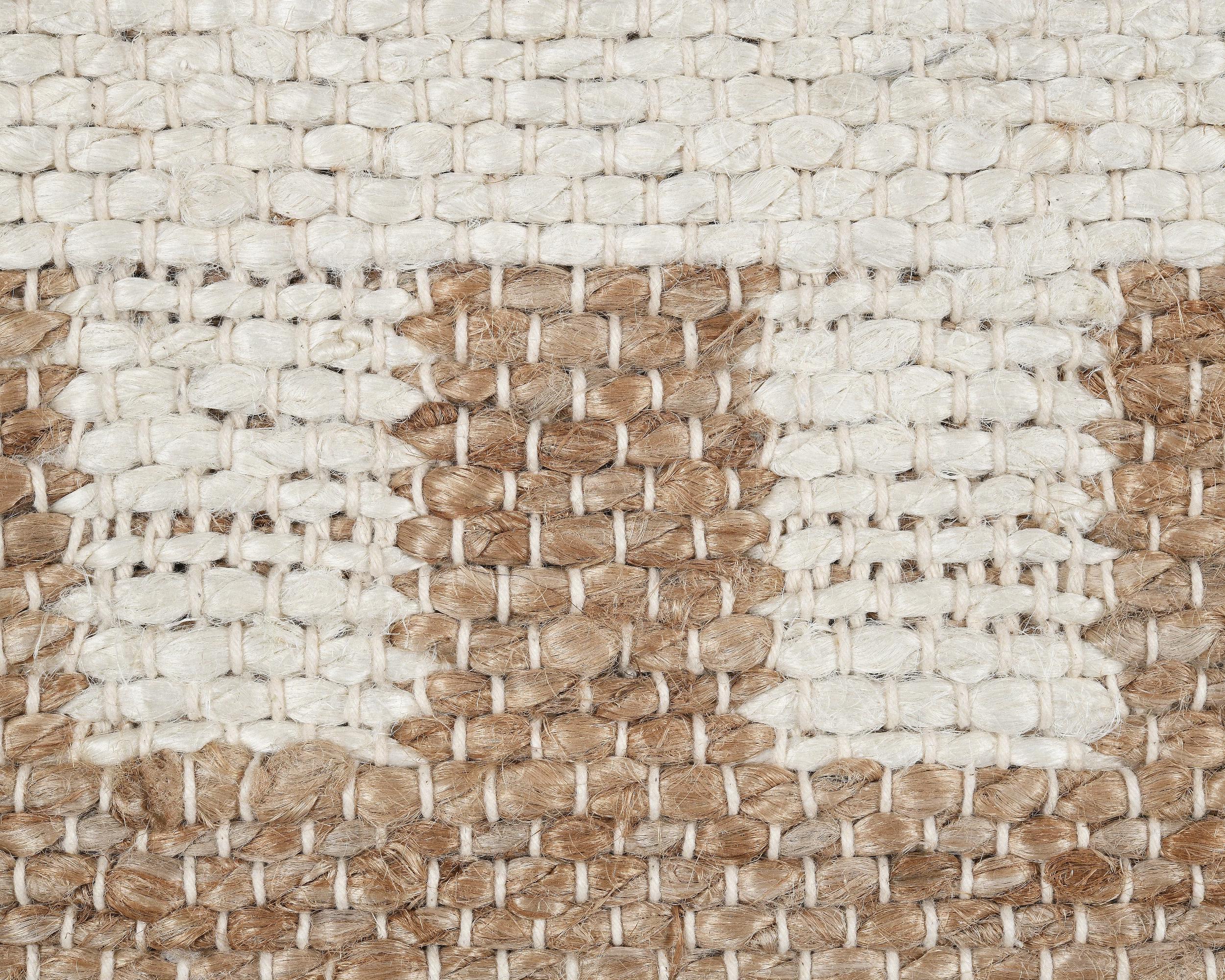 Origo, Natural, Handwoven Face 100% Handspun Jute, 6' x 9' In New Condition For Sale In New York, NY