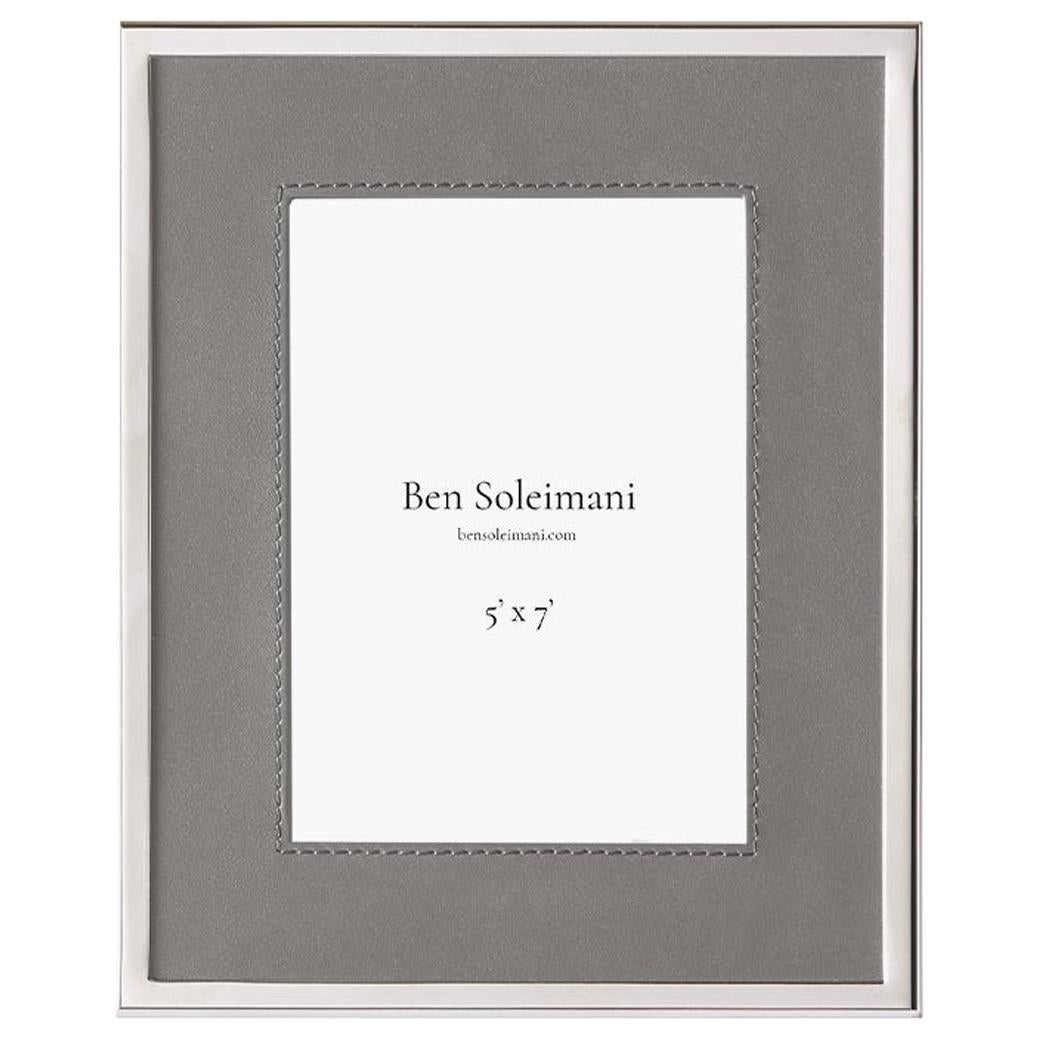 Ben Soleimani Orilla Picture Frame - Heather 5" x 7" For Sale