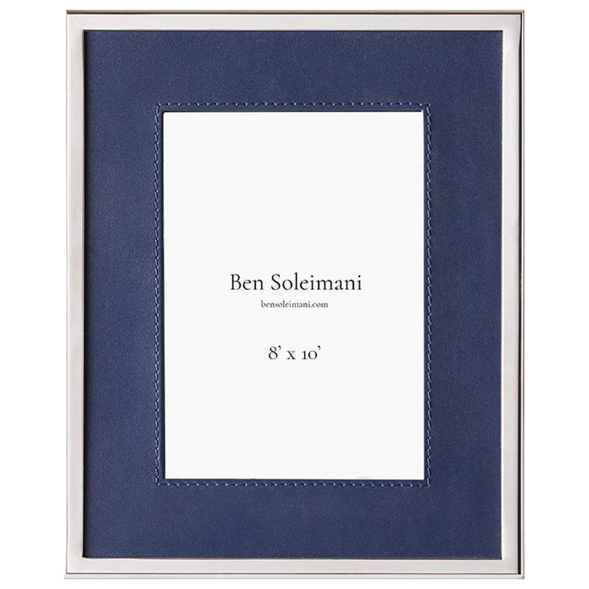 Ben Soleimani Orilla Picture Frame - Sapphire 8" x 10" For Sale