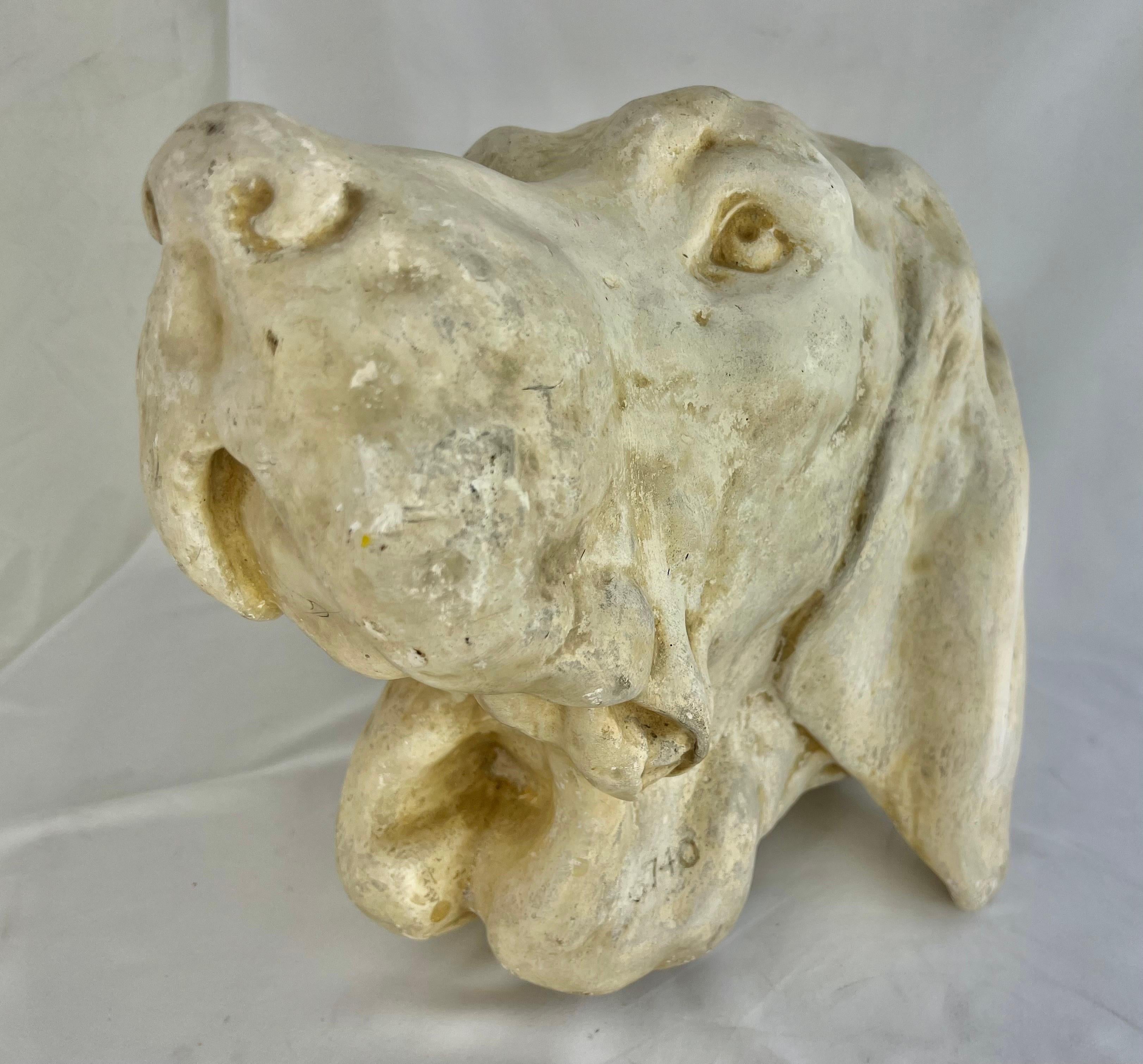 Early 20th Century Oringinal Casting of a Pointer, Early 1900s by P.P. Caproni Bros of Boston