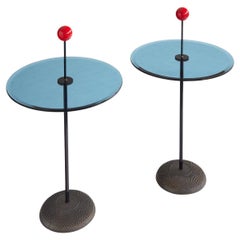 Tavolini "Orio" di Pierluigi Cerri per Fontana Arte, anni '80