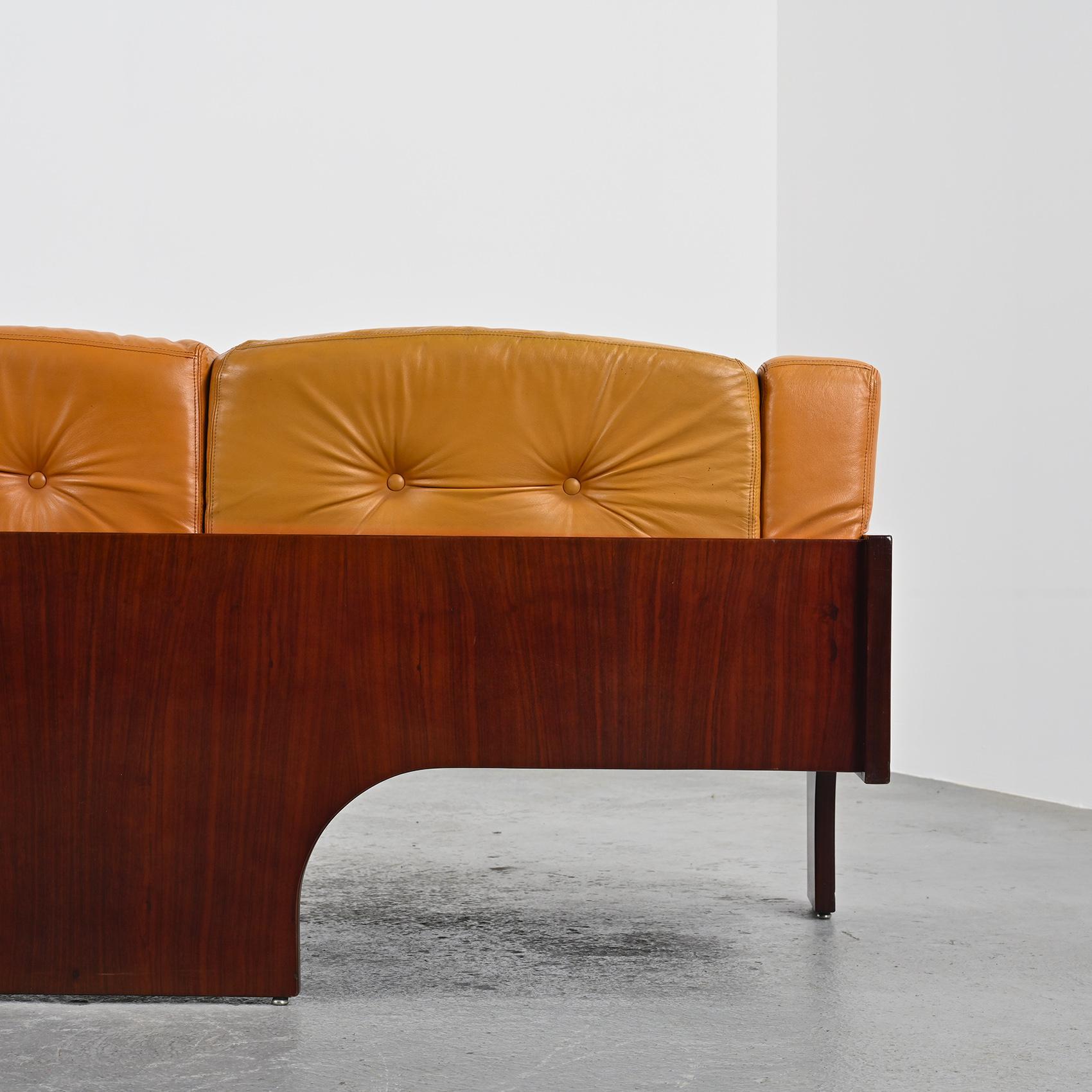 Materiale sintetico Divano Oriolo di Claudio Salocchi per Sormani, 1965 circa